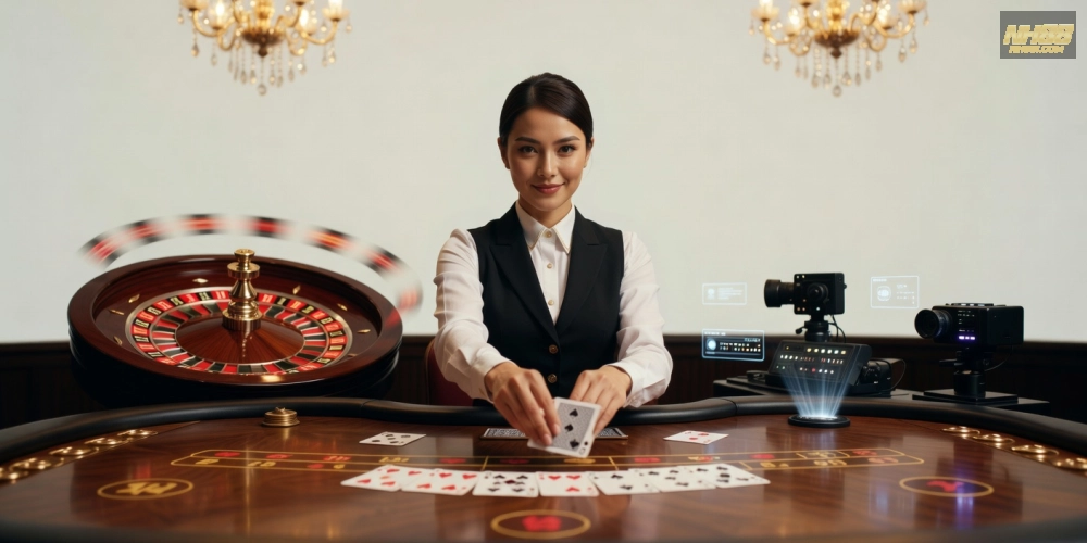 Live casino nh88 mang đến trải nghiệm sòng bạc thực tế với dealer chuyên nghiệp và giao diện hiện đại